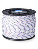 Cuerda Driza Trenzado Poliéster Blanco Distintivo, Calibre 8 mm x 200 m EDM