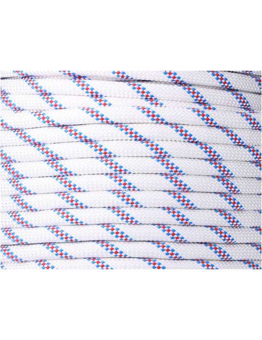 Cuerda Driza Trenzado Poliéster Blanco Distintivo, Calibre 8 mm x 200 m EDM