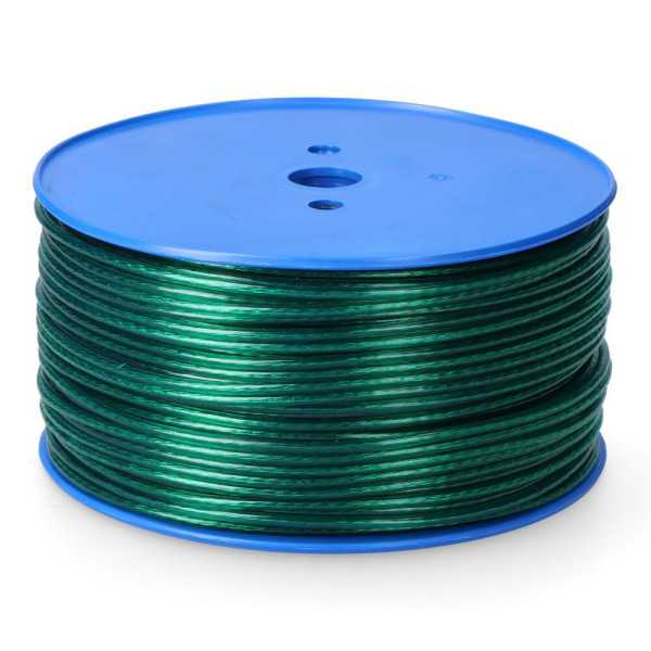 Cable Acero Revestivo PVC Verde, Calibre 4 mm x 175 m EDM