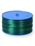 Cable Acero Revestivo PVC Verde, Calibre 4 mm x 175 m EDM
