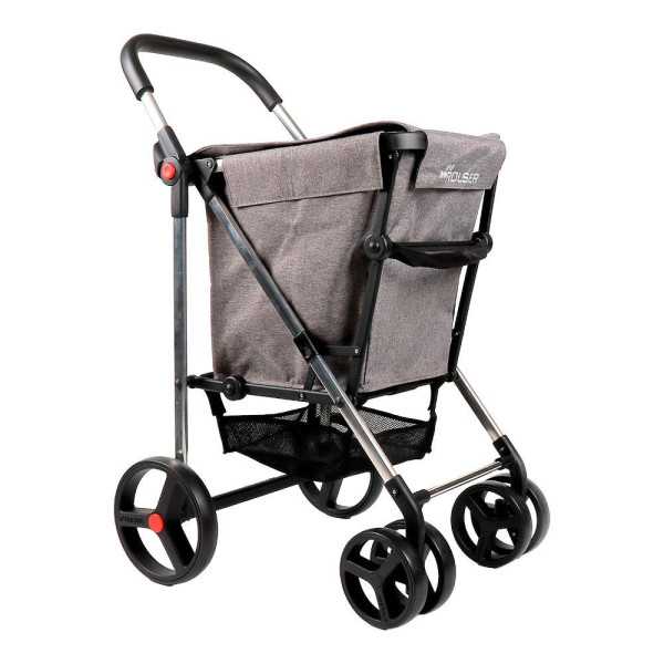 Carro de la Compra Basket Mf 4B Gris ROLSER