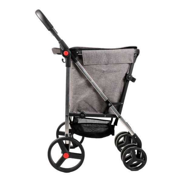 Carro de la Compra Basket Mf 4B Gris ROLSER