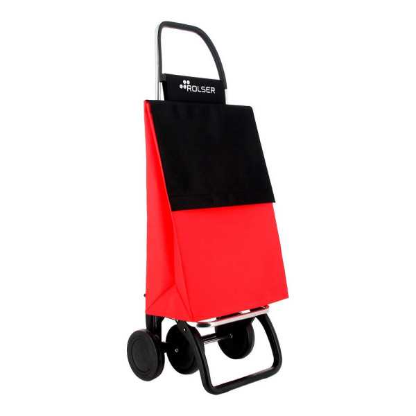 Carro de la Compra Basic Ln 4 Rojo - Negro ROLSER