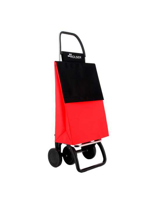 Carro de la Compra Basic Ln 4 Rojo - Negro ROLSER