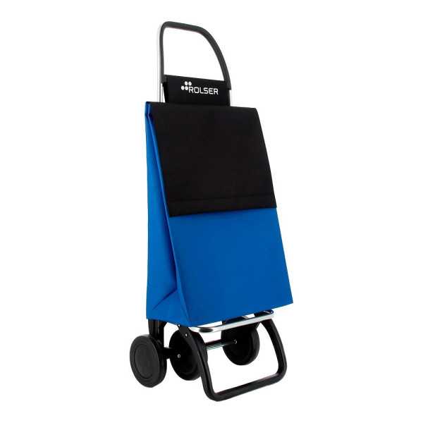 Carro de la Compra Basic Ln 4 Azul - Negro ROLSER