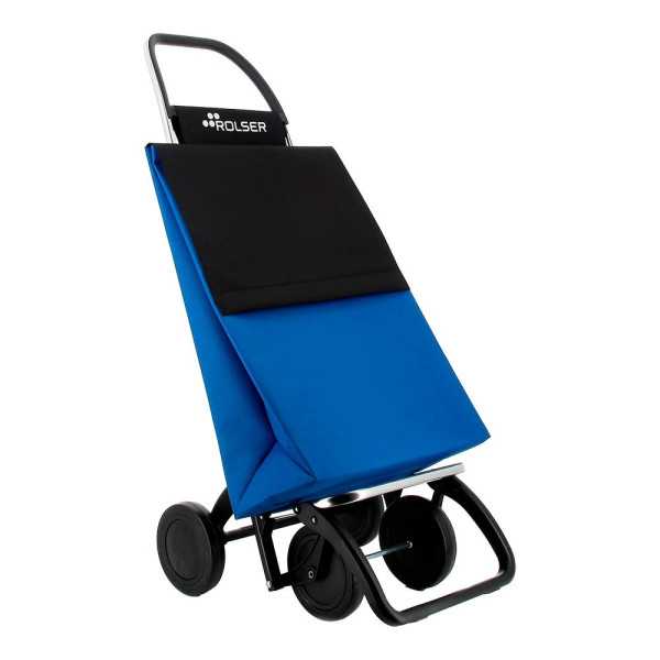 Carro de la Compra Basic Ln 4 Azul - Negro ROLSER