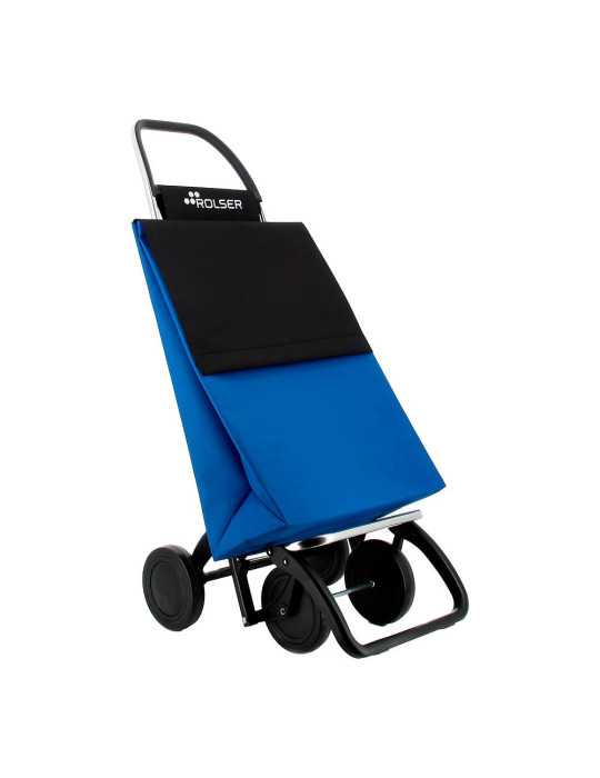 Carro de la Compra Basic Ln 4 Azul - Negro ROLSER