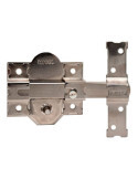 Cerrojo, Seguridad, Sobreponer, Modelo CRR08, de Acero con Acabado Níquel, 86B/50 mm, con 3 Llaves Serrata MICEL