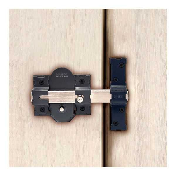 Cerrojo, Seguridad, Sobreponer, Modelo CRR08, de Acero con Acabado Gris, 86B/50 mm , con 3 Llaves Amaestradas MICEL