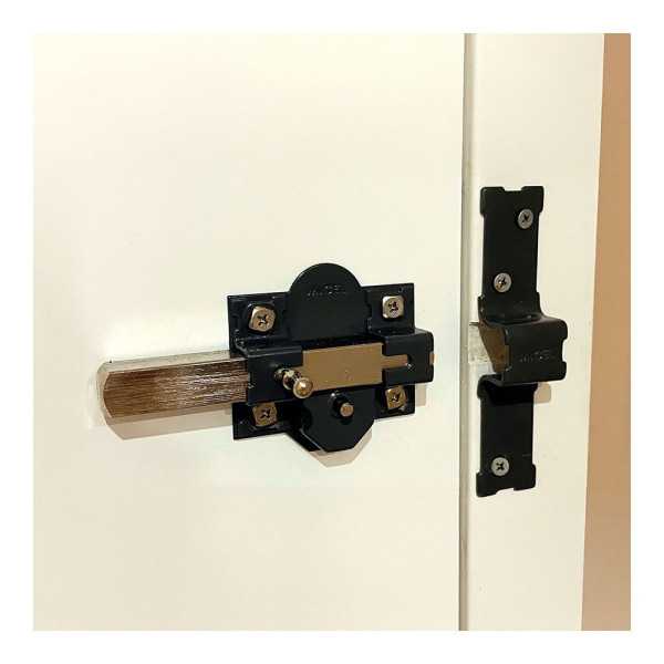 Cerrojo, Seguridad, Sobreponer, Modelo CRR10, de Acero con Acabado Gris, 86B/50 mm, con 5 Llaves y Cadenilla MICEL