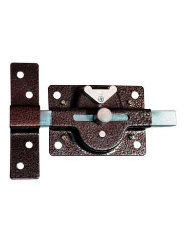 Cerrojo, Seguridad, Sobreponer, Modelo CRR02, de Acero con Acabado Marrón MICEL 2