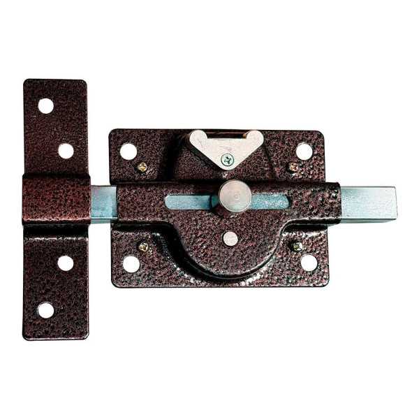 Cerrojo, Seguridad, Sobreponer, Modelo CRR02, de Acero con Acabado Marrón MICEL