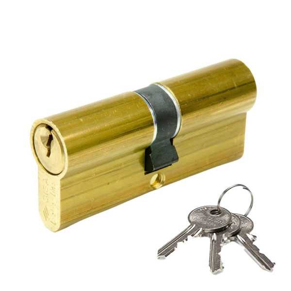 Cilindro Logoline 45x45mm Laton 08010.29.0 CISA
