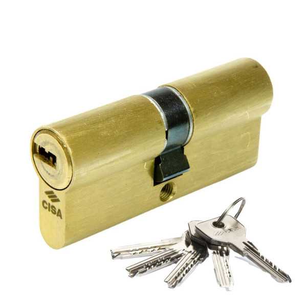 Cilindro Asix 35x35mm Latonado 1.0E300.13.0.0000.C5 CISA