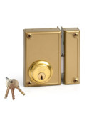 Cerradura, Sobreponer, Modelo 33-7D, Solo Llave, Caja 70 mm, Cilindro 52 mm, Mano Derecha JIS