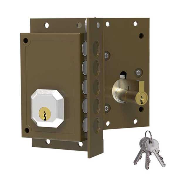 Cerradura, Sobreponer, Modelo C-C9222D, sin Tirador, Mano Derecha DORCAS