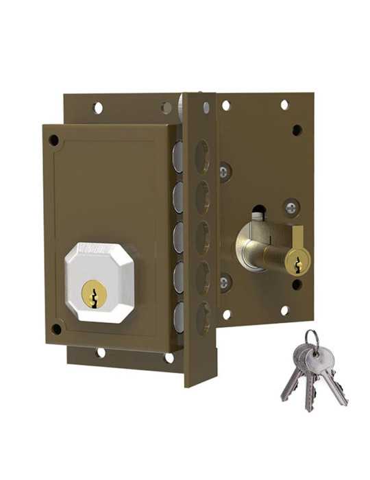 Cerradura, Sobreponer, Modelo C-C9222D, sin Tirador, Mano Derecha DORCAS