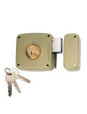 Cerradura, Sobreponer, Modelo 95124AHE10D, con Cilindro 5124A, Entrada 100 mm, Mano Derecha LINCE