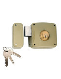 Cerradura, Sobreponer, Modelo 95124AHE12I, con Cilindro 5124A, Entrada 120 mm, Mano Izquierda LINCE