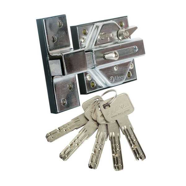 Cerrojo Alta Seguridad 7930R Acabado Hierro Cromado 97930RHC LINCE