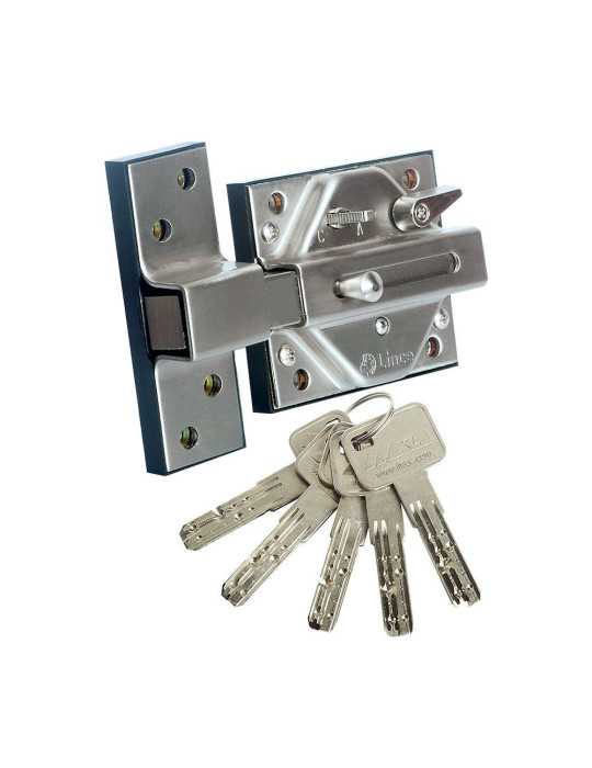 Cerrojo Alta Seguridad 7930R Acabado Cromo Mate 97930RCM LINCE