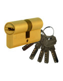 Cilindro de Seguridad Multipunto Serie C2, Leva Larga, 32+32mm, Laton 9C253232L LINCE