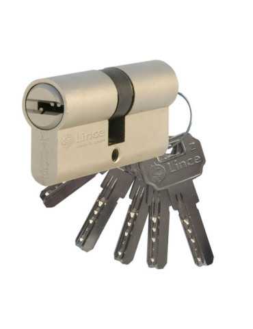 Cilindro de Seguridad Multipunto Serie C2, Leva Larga, 32+32mm, Niquel 9C253232N LINCE