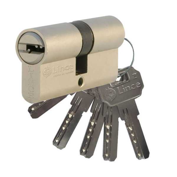 Cilindro de Seguridad Multipunto Serie C2, Leva Larga, 32+32mm, Niquel 9C253232N LINCE