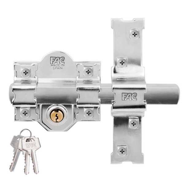Cerrojo 301-L/80 Niquel F01108 FAC
