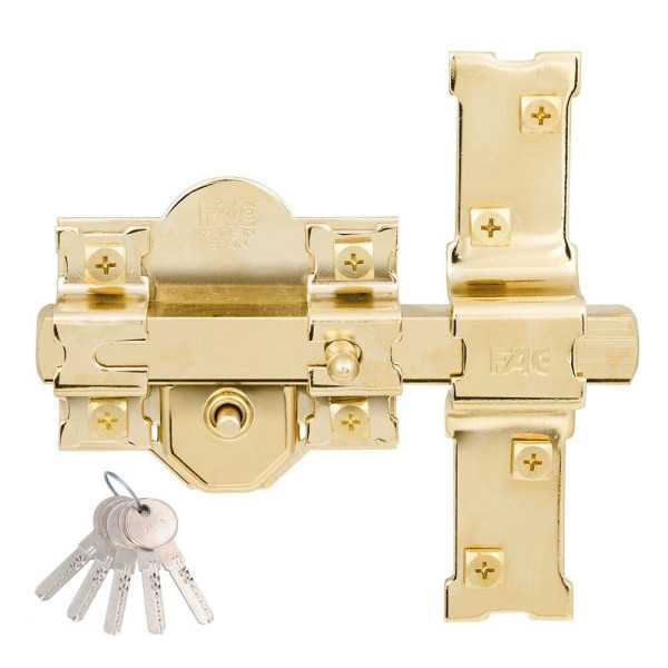 Cerrojo 301-RP/80 Dorado F01115 FAC