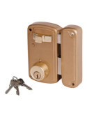 Cerradura, Sobreponer, Modelo 4056AHB075D, con Picaporte, Palanca y Cerradura de 1 Punto, Mano Derecha UCEM