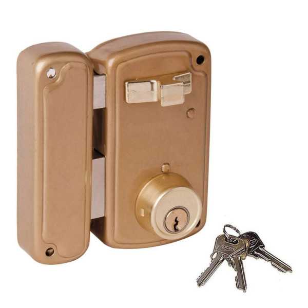 Cerradura, Sobreponer, Modelo 4056AHB075I, con Picaporte, Palanca y Cerradura de 1 Punto, Mano Izquierda UCEM