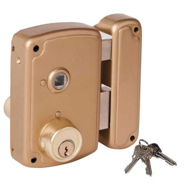 Cerradura, Sobreponer, Modelo 4056BHB065D, con Manilla y Llave de 1 Punto, Mano Derecha UCEM