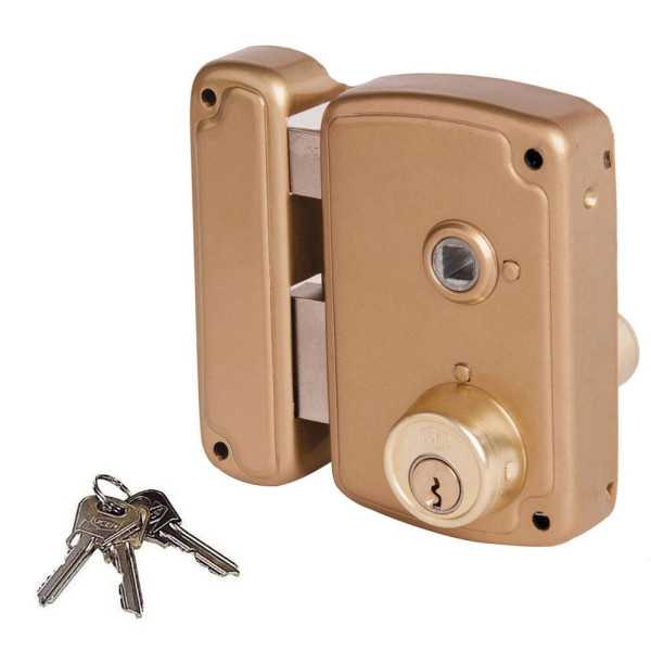 Cerradura, Sobreponer, Modelo 4056BHB065I, con Manilla y Llave de 1 Punto, Mano Izquierda UCEM