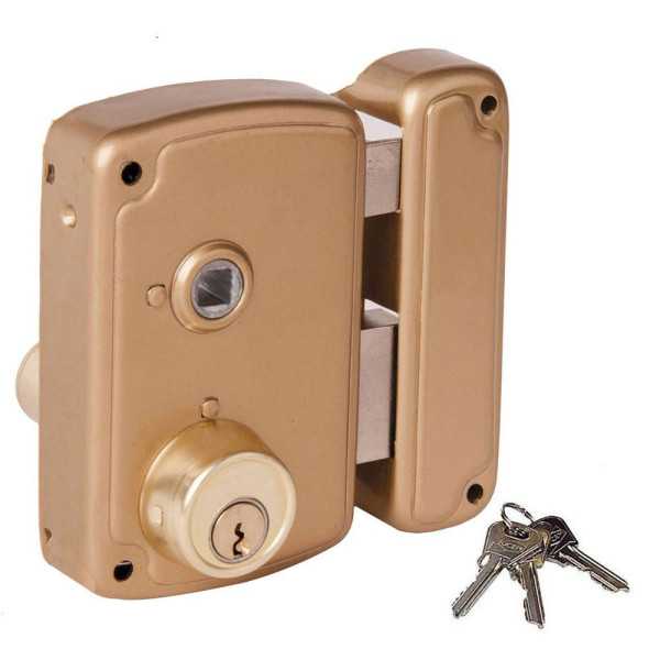 Cerradura, Sobreponer, Modelo 4056BHB075D, con Manilla y Llave de 1 Punto, Mano Derecha UCEM