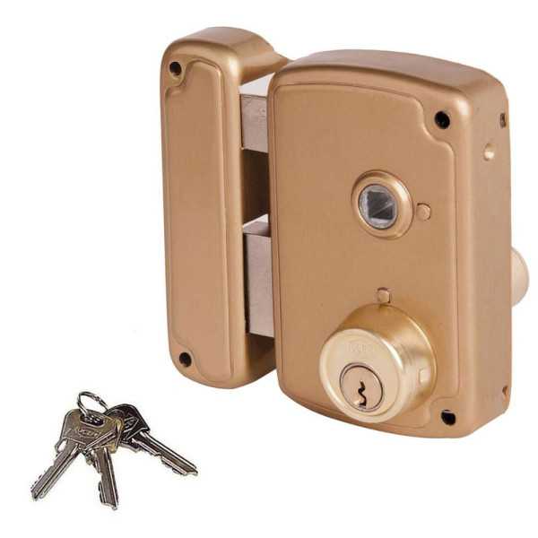 Cerradura, Sobreponer, Modelo 4056BHB075I, con Manilla y Llave de 1 Punto, Mano Izquierda UCEM
