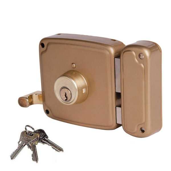 Cerradura, Sobreponer, Modelo 4125HB100D, con Pestillo y Llave de 1 Punto, Mano Derecha UCEM