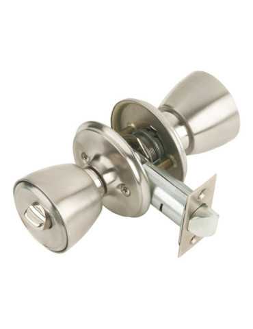 Cerradura con Pomo, Pomo con Condena, Modelo 509B-4-4-70, Acabado Inoxidable MCM