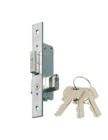 Cerradura, Embutir, 1 Punto, con Palanca, Acabado Inoxidable, Modelo 1549-14 MCM