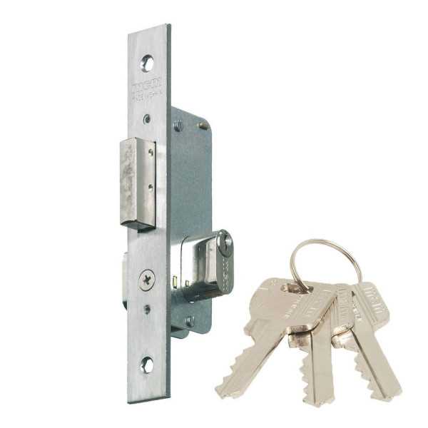 Cerradura, Embutir, 1 Punto, con Palanca, Acabado Inoxidable, Modelo 1549-14 MCM