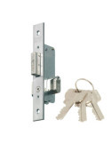 Cerradura, Embutir, 1 Punto, con Palanca, Acabado Inoxidable, Modelo 1549-14 MCM