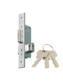 Cerradura, Embutir, 1 Punto, con Palanca, Acabado Inoxidable, Modelo 1549-21 MCM