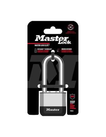 Candado Élite 52 x Ø9 x 64 mm, de Acero Laminado con 2 Llaves, Blister MASTER LOCK 2
