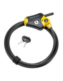 Cable de Acero Trenzado, Python, Ajustable, con Llave, Ø1 x 180 cm, Blister MASTER LOCK