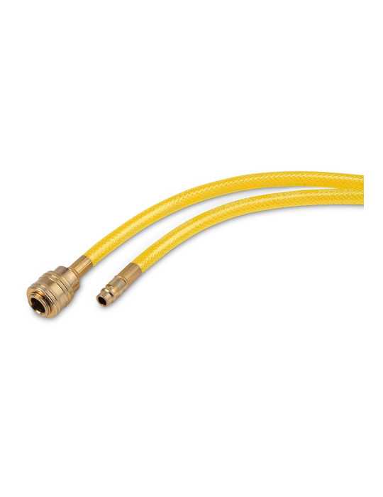 Enrollador Portátil con Manguera PVC para Aire, 20 m POWERPLUS