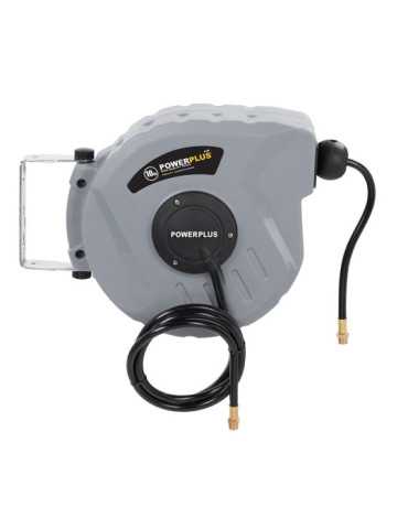 Enrollador Automático con Manguera Aire Comprimido, 10 m POWERPLUS 2