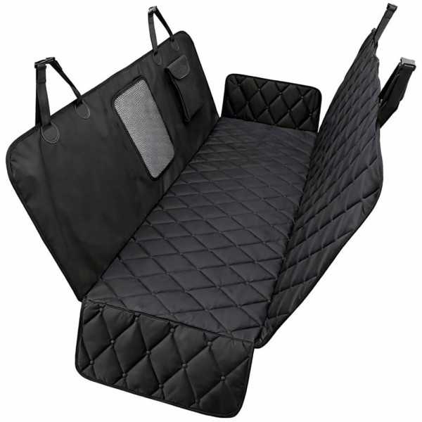 Protector para Asiento de Coche, Enganche Cinturón y Separador para Mascotas NK