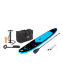 Tabla de Paddle Surf Waikiki Azul y Negro Hinchable, 281 x 71 x 10 cm XQMAX