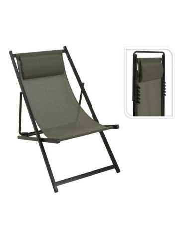 Silla Plegable Color Verde, 58 x 86 x 90 cm