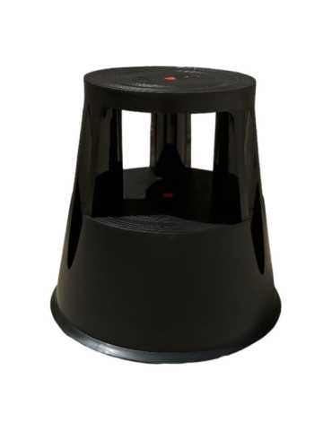 Taburete Estable Movil, Negro PLABELL